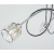 Plafon chromowany 3-punktowy szklany 57cm 6510/3 - Lampy Elem